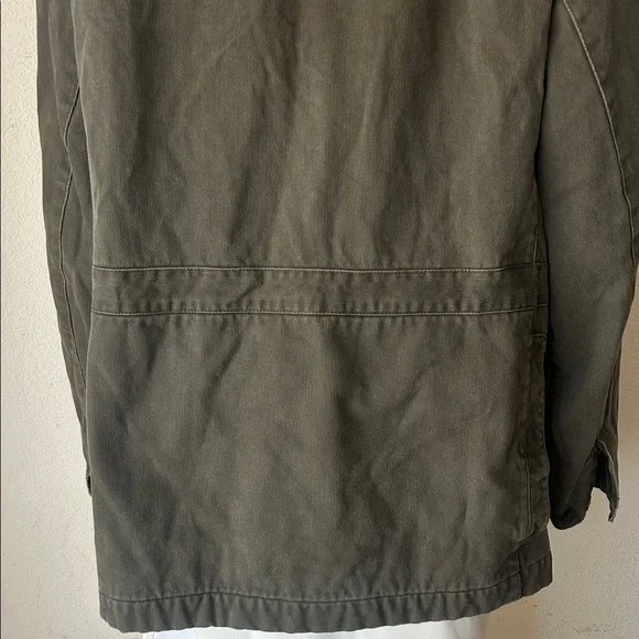 Vintage Columbia Sportswear River Lodge Men's Olive Military Field Jacket - Picture 11 of 15
